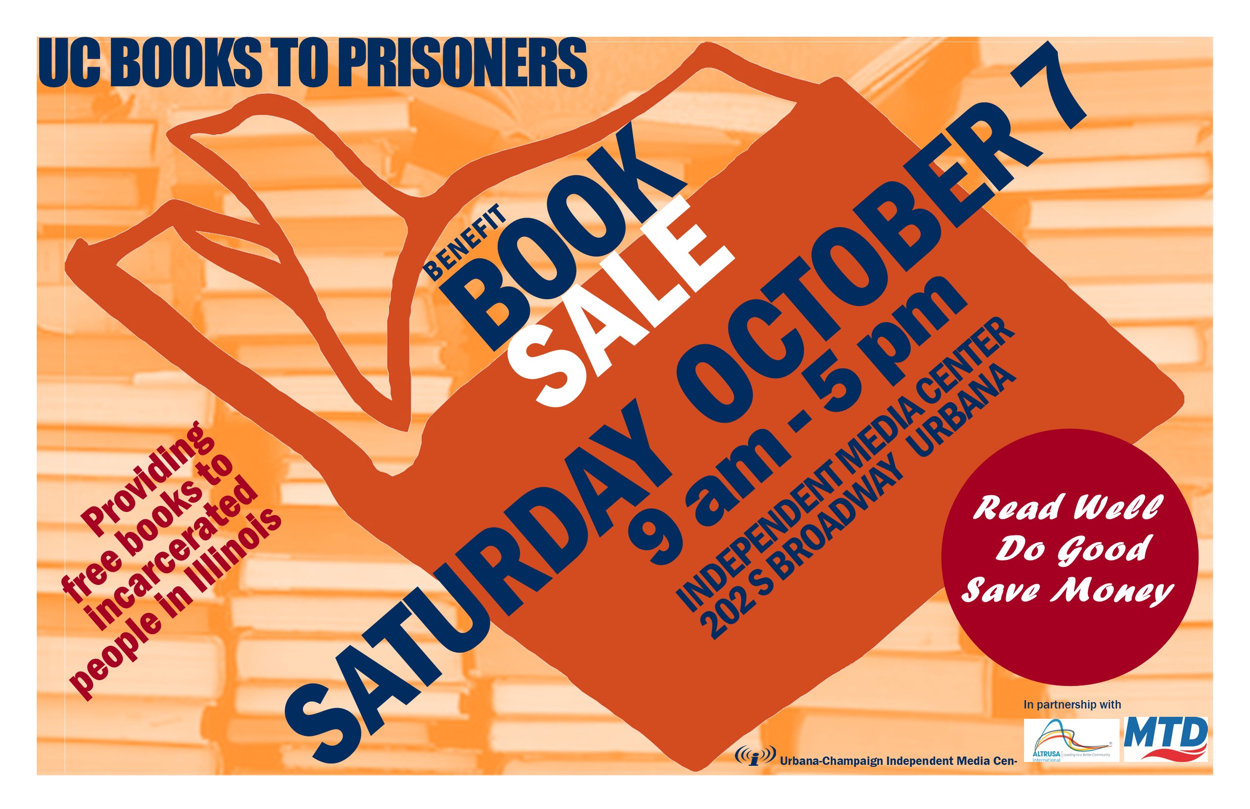 Donate to the Books to Prisoners book drive now through March 18!